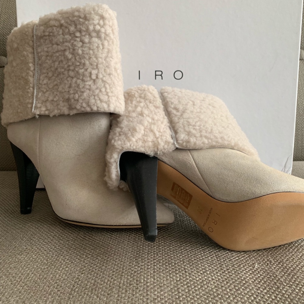 IRO Shearling Booties Brand new never worn